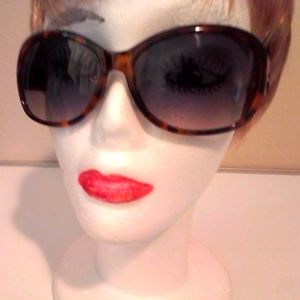 Tortious Frame Sunglasses Simulated Diamonds Medallion NWOT